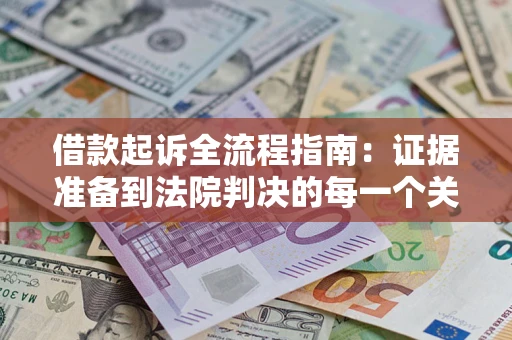 武汉借款起诉全流程指南：证据准备到法院判决的每一个关键步骤
