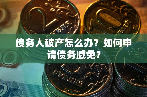武汉债务人破产怎么办？如何申请债务减免？