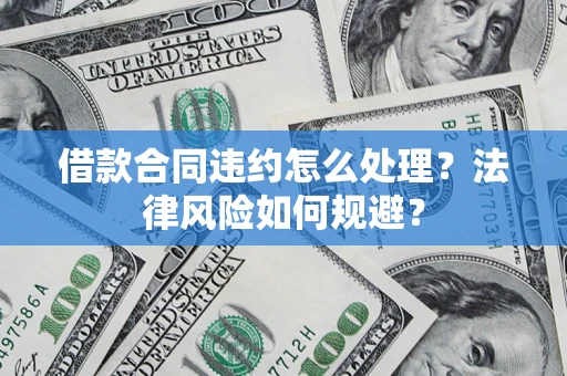 武汉借款合同违约怎么处理？法律风险如何规避？