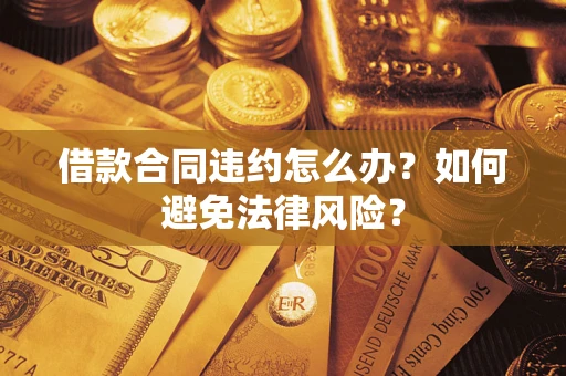 武汉借款合同违约怎么办？如何避免法律风险？