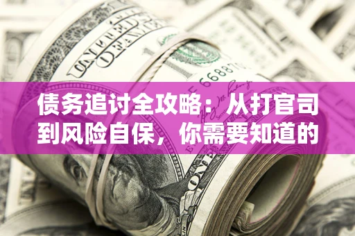 武汉债务追讨全攻略：从打官司到风险自保，你需要知道的法律智慧
